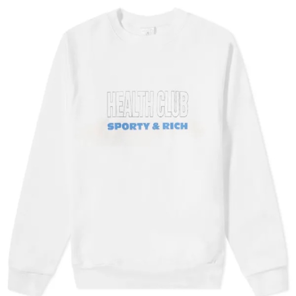 Sporty and Rich Health Club Crewneck
